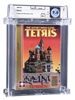 1989 NES Tengen (USA) "Tetris Tengen" (First Print) Sealed Video Game -  WATA 9.0/A+